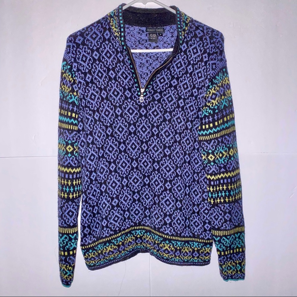 NORDIC STYLE Women’s Fair Isle Sweater M